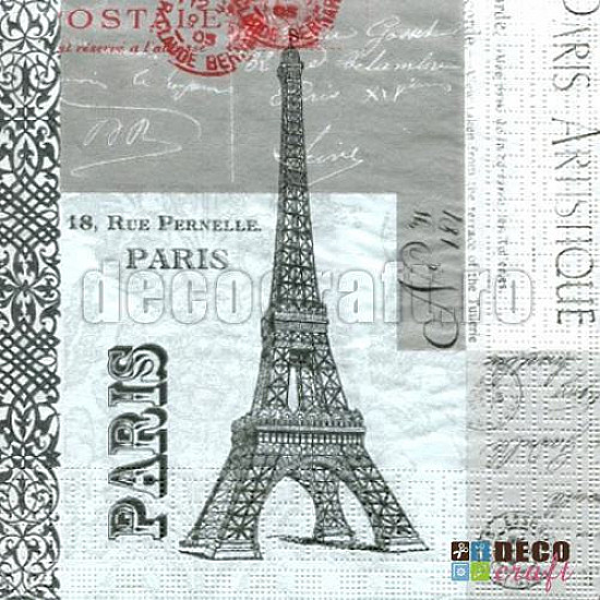 Servetele - Paris Artistique - 1 pachet (20 buc.)