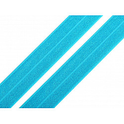 Bias elastic 18 mm (pachet 5 m) - albastru azur