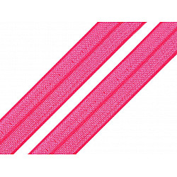 Bias elastic 18 mm (pachet 5 m) - pink - neon