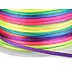 Șnur satinat, Ø2 mm (rola 30 m) - multicolor