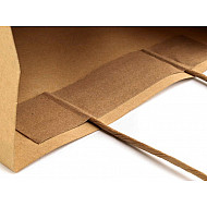 Sacoșă hârtie Natural, 26x32 cm (pachet 5 Buc.) - maro natural