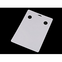 Card expunere esarfe / batice, 21x29,7 cm (pachet 20 Buc.) - alb