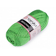 Fir de tricotat Begonia, 50 g - verde pastel