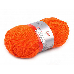 Fir de tricotat Hit, 50 g - portocaliu