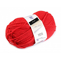 Fir de tricotat Yetti, 100 g - roșu