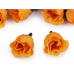 Trandafiri artificiali, Ø25 mm, portocaliu, 5 buc.