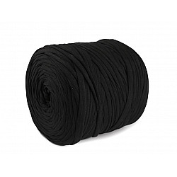 Bandă de tricotat Spaghetti, 650-700 g - negru