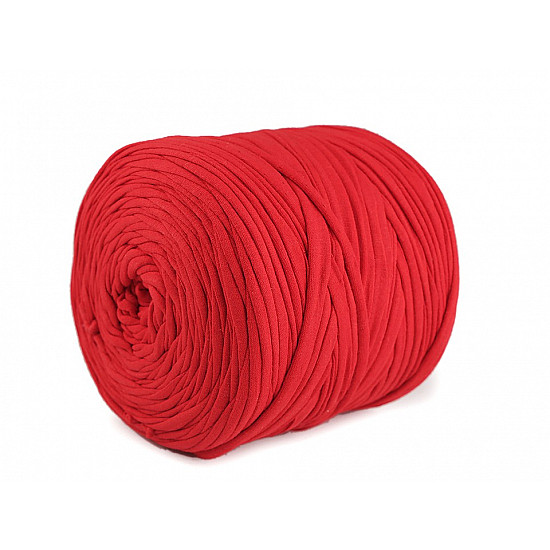 Bandă de tricotat Spaghetti, 650-700 g - roșu